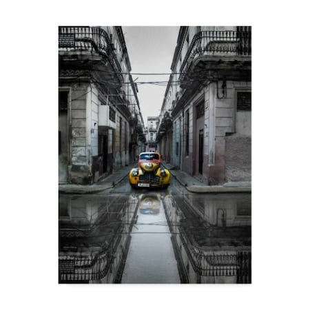 Svetlin Yosifov 'Classic Old Car In Havana Cuba' Canvas Art,18x24